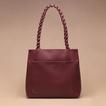 Load image into Gallery viewer, Tas Tote Wanita Silvertote Nathalie Maroon