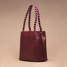 Load image into Gallery viewer, Tas Tote Wanita Silvertote Nathalie Maroon