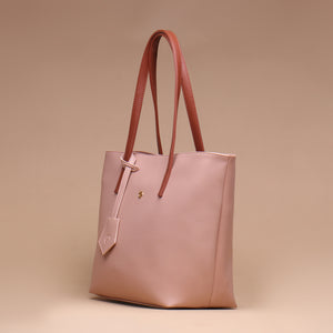 Indah Tote Bag Pink Brown