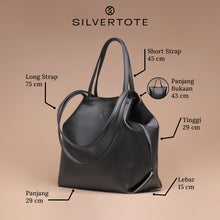 Load image into Gallery viewer, Ivonne Tote Bag Black
