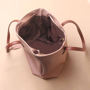 Indah Tote Bag Pink Brown