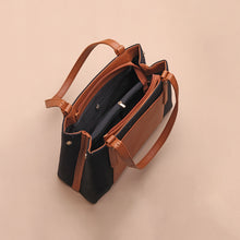 Load image into Gallery viewer, Silvertote Tas Tote Wanita Bella Totebag Black Brown

