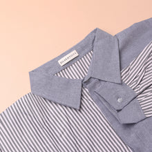 Load image into Gallery viewer, Silvertote Apparel Pakaian Wanita kemeja Mono Shirt Blue
