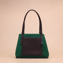 Load image into Gallery viewer, Silvertote Tas Tote Wanita Bella Totebag Green Coffee
