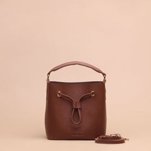 Load image into Gallery viewer, Suri Mini Bucket Bag Brown
