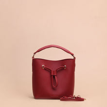 Load image into Gallery viewer, Suri Mini Bucket Bag Maroon
